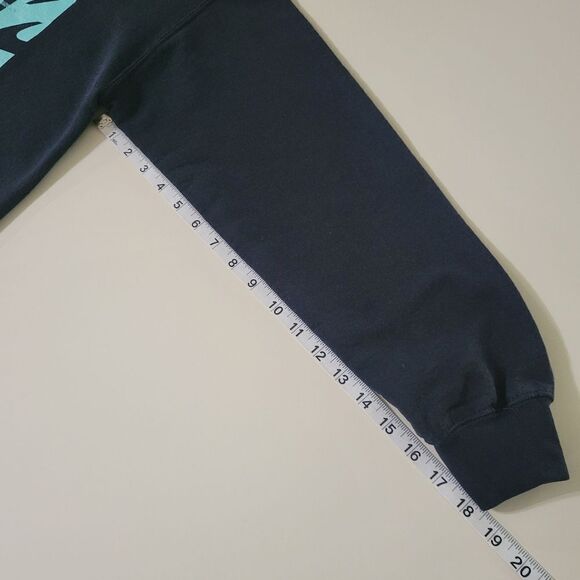 DUDE PERFECT Men's Black Graphic Front Pullover Hooded Sweatshirt - Picture 6 of 11